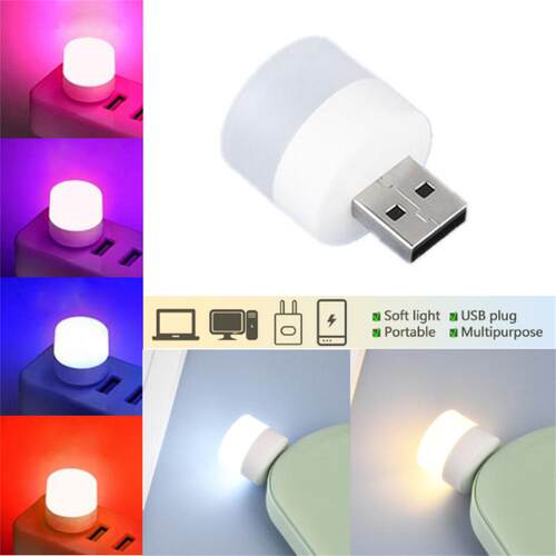 USB Night Light Mini LED Tactical Light USB Plug Lamp Power