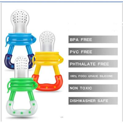 Silicone Baby Fruit Feeder with ver Baby Nipple Fresh Food V