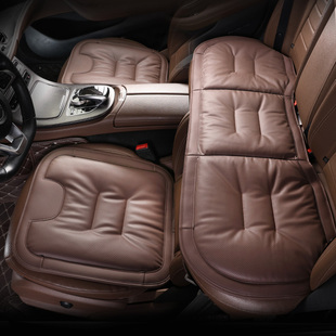 汽车坐垫四季 透气亲肤皮车载垫子 通用座垫单片坐垫屁屁垫车内夏季
