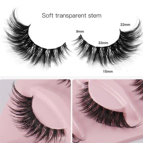 5 Pairs Cat Eye Lashes Fake Eyelashes Natural long Manga Las