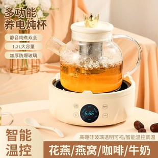 德国养生壶多功能家用迷你玻璃养生杯电炖小型办公室全自动花茶壶