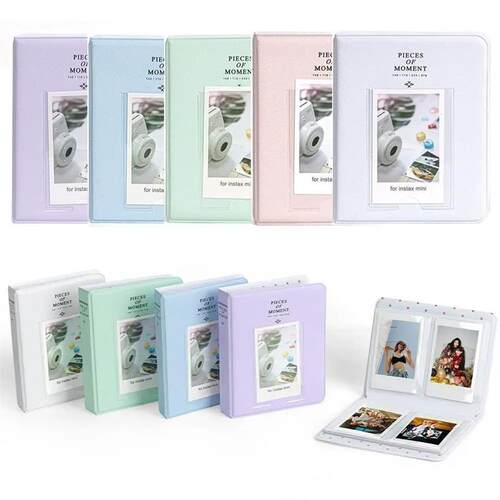 1PC 64 Pockets Photo Album Inch Pictures Storage Case Stamps