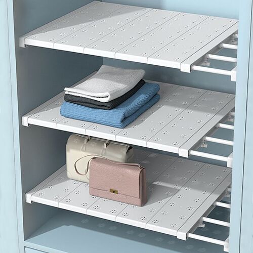 Adjustable Wardrobe Storage Shelves Clothing Closet Shelf Wa