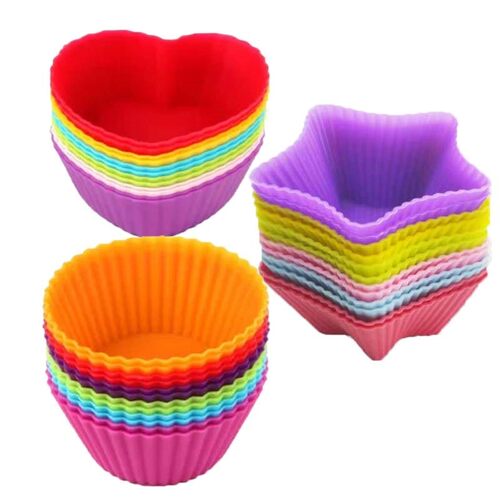Steamed rice cake mold can bake round heart non-stick