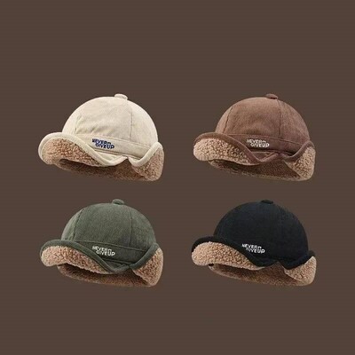 1pc Unisex Winter Warm Thicken Duck Tongue Ear Protection Ha