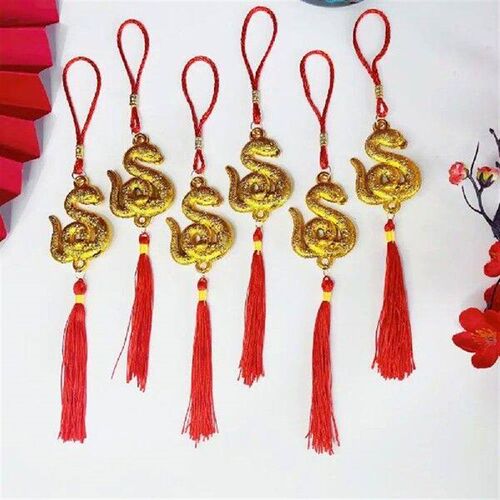 6Pcs Chinese New Year Decorations 2025 Year Of The Snake