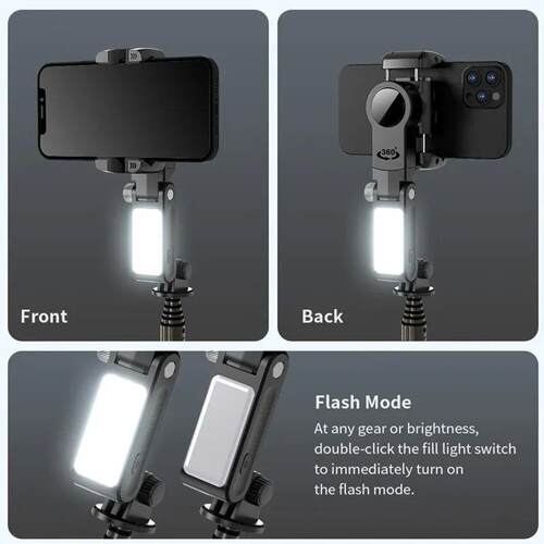 360 Rotation Following Shooting Mode Gimbal Stabilizer Selfi
