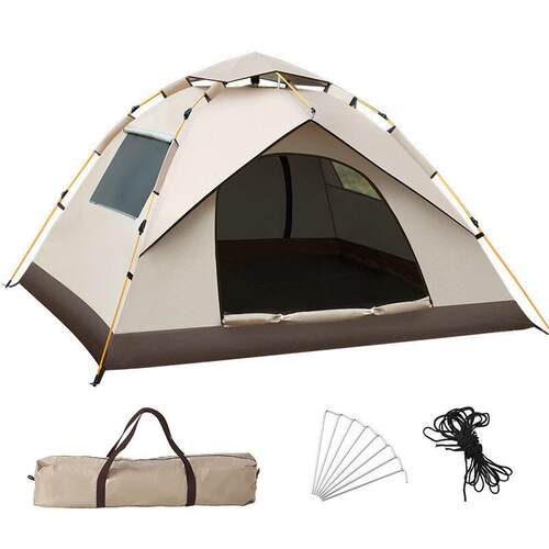 Automatic Outdoor Camping Tent 3-4 Person Hiking Portable