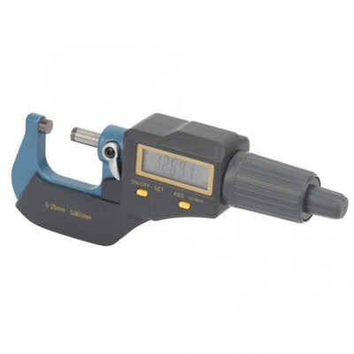 1 Set Measure Tool 0-25mm Electronic Digital Outside Microme