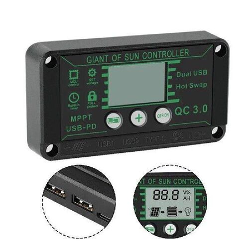 Electronic Component MPPT Charge Controller Compact And