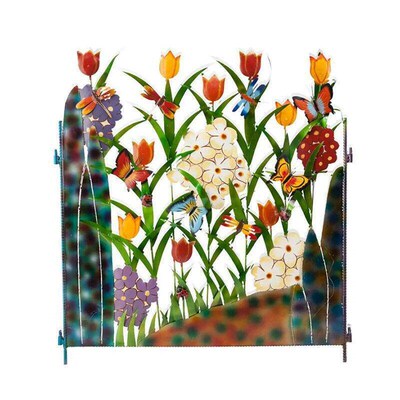 Flower Garden Fence Border Garden Lawn Flowerbeds Picket Fen