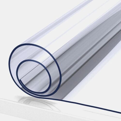 Black Glass Soft Tablecloth Transparent Waterproof Kitchen T