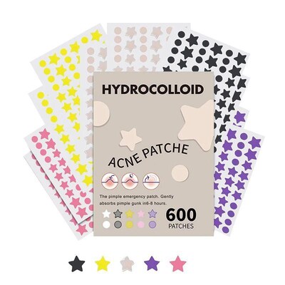 18-600pcs Star Pimple Patch Acne Colorful Invisible Acne Rem