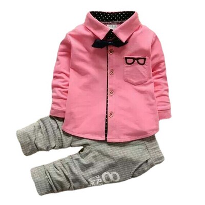 shirt autumn clothing set newborn baby boy clothes kids