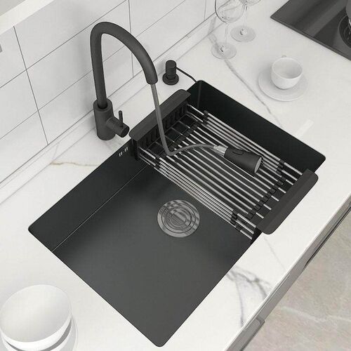 304 stainless steel sink kitchen under-counter basin single
