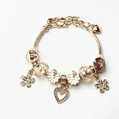 Women Heart Bracelets Jewellery Pulseira Feminina Bracelet
