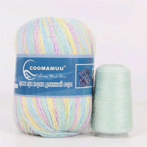 70g/Pcs High Quality Soft Mink Velvet Wool Yarn for Hand Kni