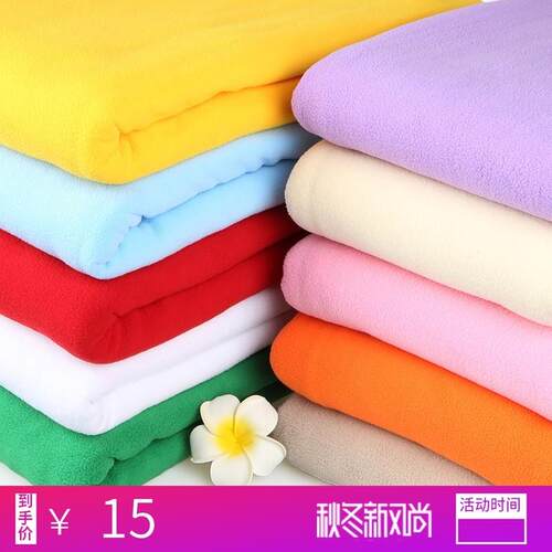 granulated flannelette fabric thickening fleece short plush