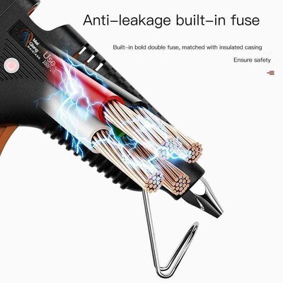 70W Hot Melt Glue Gun With 7MM Transparent Glue Stick Mini G