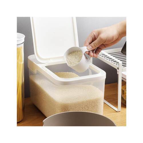Plastic Rice Bucket Grain Storage Box 5kg Food Storage Conta