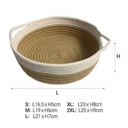 Storage Basket Modern Desk Bedside Snacks Sundries Key