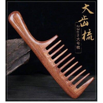Large wide-toothed large-toothed comb wide curly hair comb