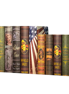 欧式复古怀旧假书仿真书装饰品摆件咖啡馆餐厅书架道具书创意摆设