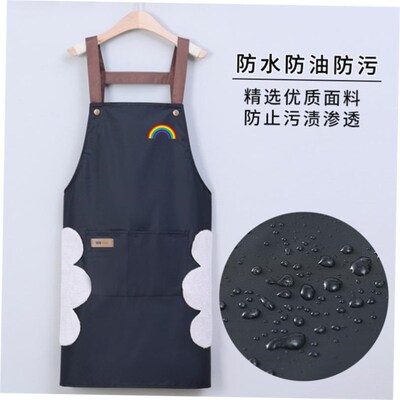 women chef kitchen apron dress cooking waterproof 围裙