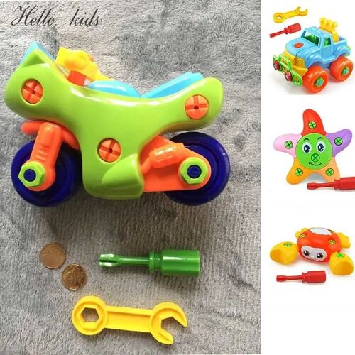 Early Learning Education DIY Screw Nut Group Installed Plast