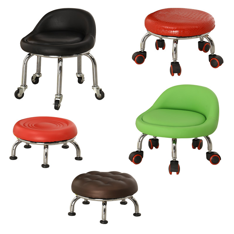 滑轮小儿童小矮凳客厅茶几沙发凳学步凳皮凳小圆凳小坐凳带轮,住宅家具,儿童凳,淘宝优惠券,粉丝福利购,淘宝优惠卷