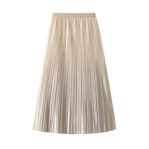 Elegant Elegant Gradient Pleated Skirt 2025 Light Luxury Hig