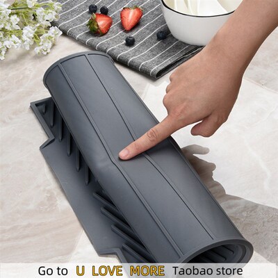 Silicone Square Dish Drying Mat Heat Resistant Draining Tabl
