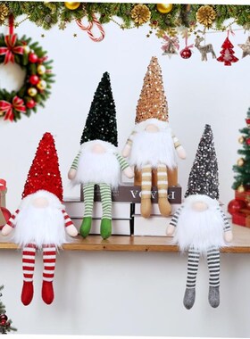 30cm Christmas Doll Elf Gnome with Led Light Christmas Decor