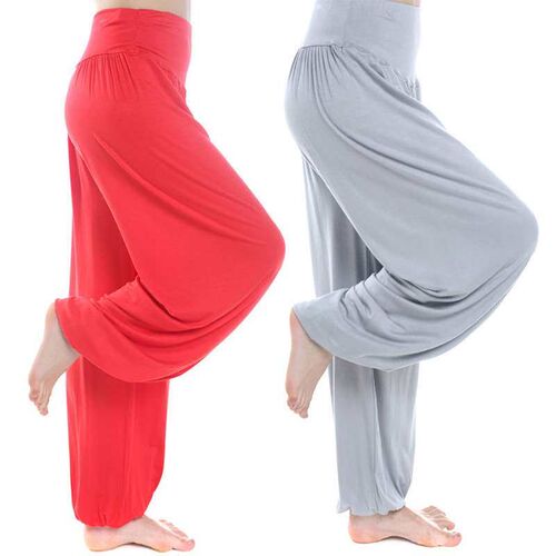 Yoga Pants Womens Summer New Loose Large Size Square Dance