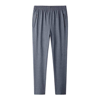 9568 casual trousers men plus fat increase loose fashion kni