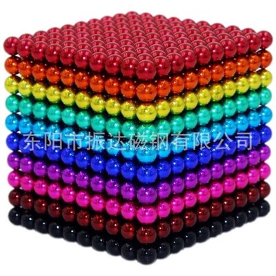 New Colorful Magnetic Ball Toys Metal DIY Magnet Balls Block
