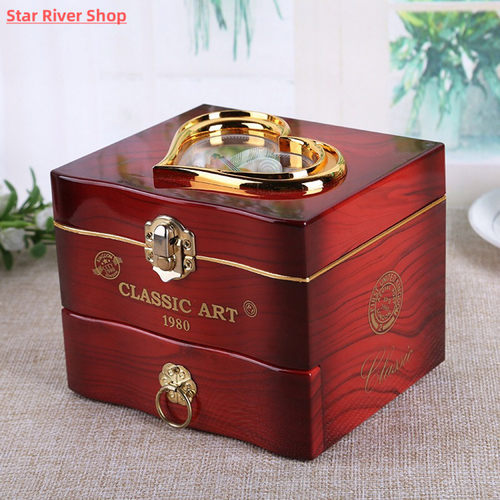DIY Music Box Jewelry Box Spinning Dancing Girl Day Gift New