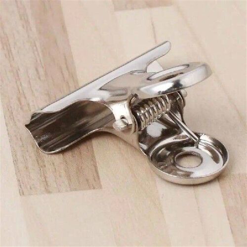 10Pcs Metal Grip Clip Sealer Bag Clamp Paper Document