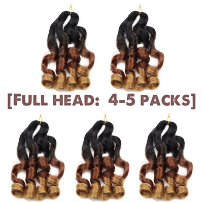 African Dicky Braid Clockwork Wig Crochet Hair French Loose