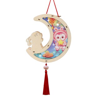 MidAutumn Festival Wooden Projection Lantern Handmade Lanter