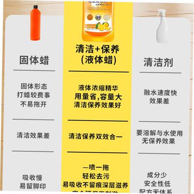 Floor cleaner ceramic tile wood floor cleaning liquid househ