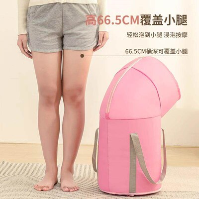 Over-the-knee foot soaking tub, specially designed for steam