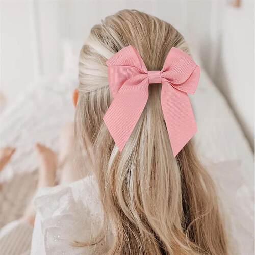 3.15inches Solid Color Hair Ribbon Hair Band for Girls Toddl