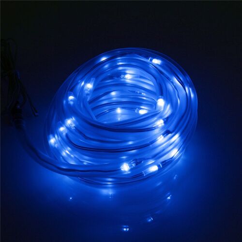 7M 50 LED Fairy Lamp Solar Power Rope Tube Led String Light
