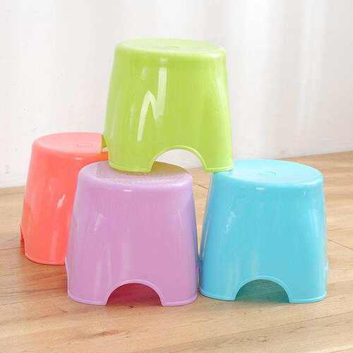 T a clearance to thicken the sturdy children round stool