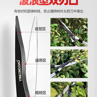 园林绿化园艺剪刀省力花木修花树木修剪树枝绿篱专用修枝剪篱笆大