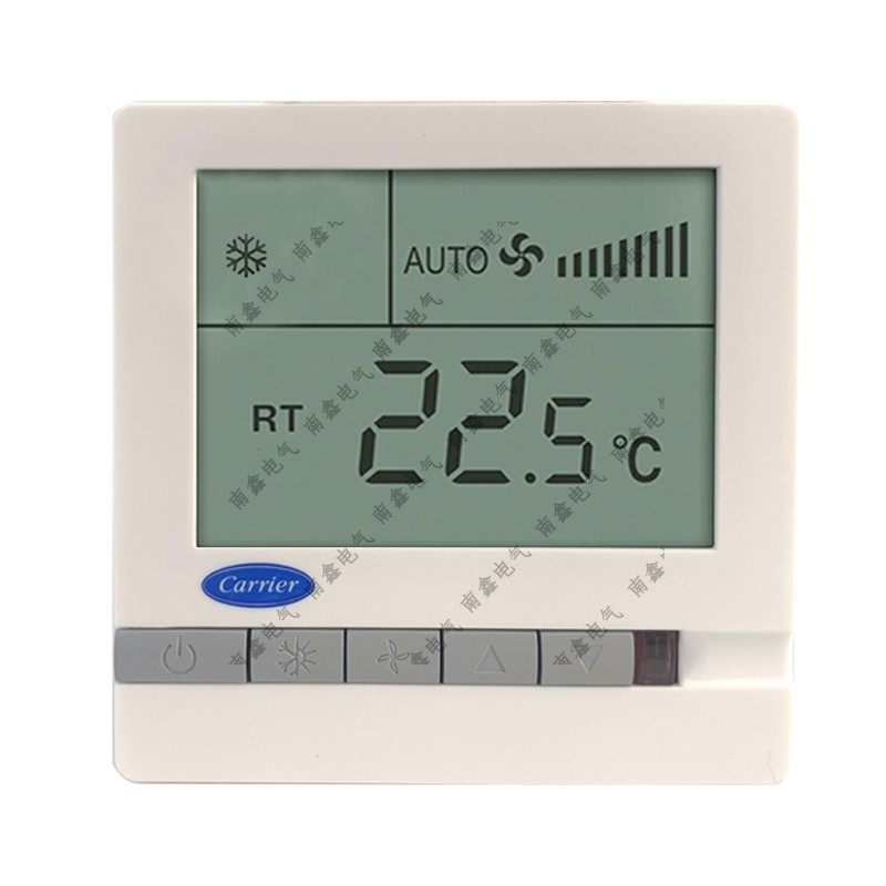 crrier开利中央水冷式空调液晶温控器 通风机盘管三速开关面板TMS