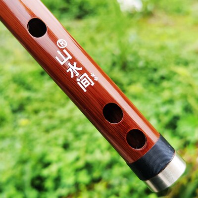 山水间初学g调FE调古风横素短笛子小钢炮高端竹笛适合入门级练习