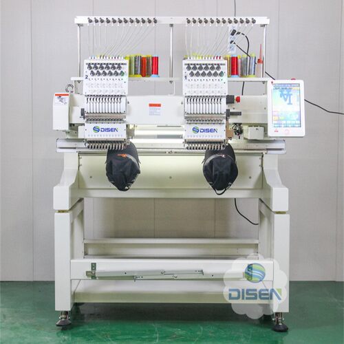 双头衣服电脑绣花机平绣特种绣帽绣机 2 head embroidery machine