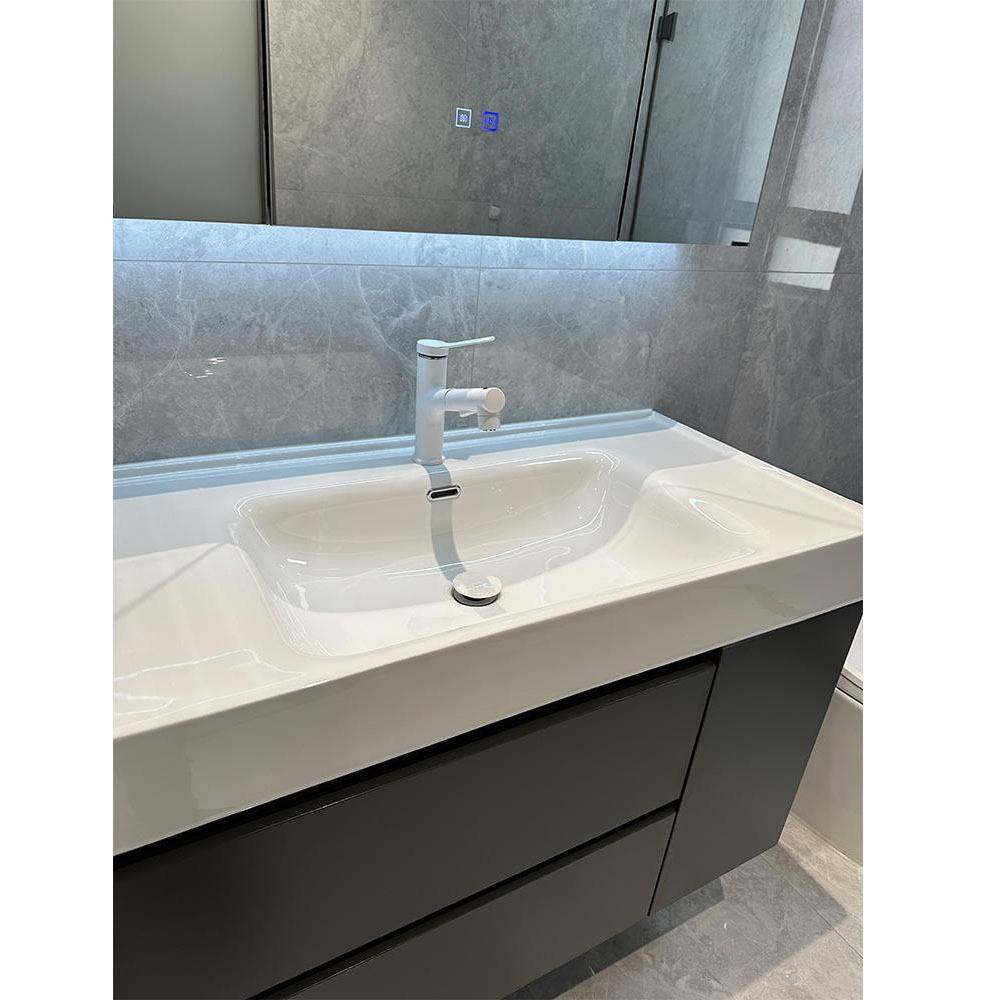 陶瓷加厚带下挂一体盆浴室柜组合现代简约卫生间洗手台洗脸盆柜,家装主材,洗衣机柜,淘宝优惠券,粉丝福利购,淘宝优惠卷